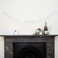 домашни,потреби,направи,си,сам,vintage,playing,cards,all,you,need,is,love,bunting,white