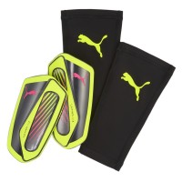 футболни,кори,разпродажба,puma,футболни,аксесоари,футболни,кори,puma,ultra,flex,shin,guards,adults,yellow,black