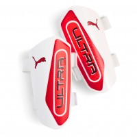 футболни,кори,футболни,кори,футбол,puma,ultra,light,strap,shin,guards,white,red