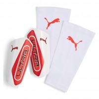 футболни,кори,футболни,кори,футбол,puma,ultra,light,shin,guards,white,red