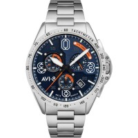 часовник,бижутерия,avi,8,avi,8,p,51,chronograph,watch,silver,and,blue