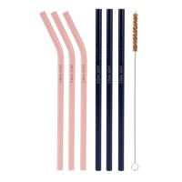 сезонни,и,парти,аксесоари,аксесоари,на,разпродажба,jack,wills,reusable,stainless,steel,straws,pink,navy