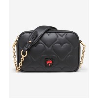 всички,чанти,аксесоари,на,разпродажба,dkny,heart,of,ny,quilted,camera,bag,black,gold
