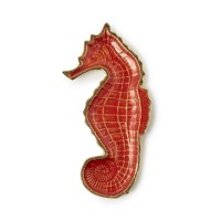 аксесоари,на,разпродажба,biba,biba,enamel,trinket,dish,seahorse,pink