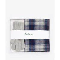 шал,всички,шапки,barbour,tartan,scarf,glove,gift,set,blue,tn27