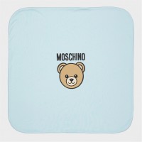 moschino,unisex,kids,baby,blanket,blue,40304