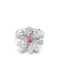 аксесоари,на,разпродажба,swarovski,eternal,flower,ring,flower,pink,mixed,metal,finish,red,blush