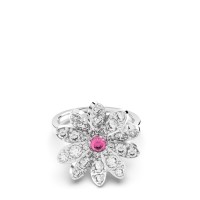 аксесоари,на,разпродажба,swarovski,eternal,flower,ring,flower,pink,mixed,metal,finish,red,blush