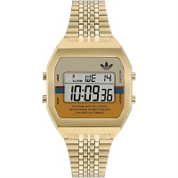 часовник,часовници,adidas,originals,two,stainless,steel,fashion,digital,quartz,watch,gld