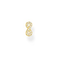 thomas,sabo,club,sterling,silver,singular,earring,wht