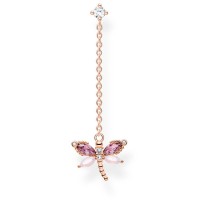 аксесоари,на,разпродажба,thomas,sabo,dragonfly,single,stud,sterling,silver,earrings,mltclr