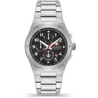 часовник,часовници,аксесоари,на,разпродажба,swiss,military,hanowa,chrono,stainless,steel,sports,analogue,watch,slvr