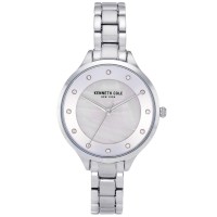 часовник,часовници,kenneth,cole,york,dress,grey,fashion,analogue,quartz,watch,slvr