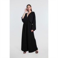 дамски,поли,и,рокли,be,you,v,neck,jumpsuit,black