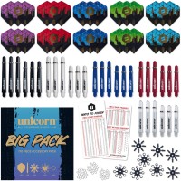 дартс,дартс,аксесоари,игри,unicorn,170,piece,darts,accessory,value,pack,multi