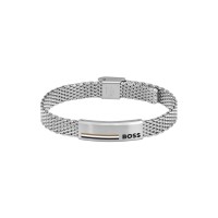 аксесоари,на,разпродажба,boss,gents,boss,alen,mesh,bracelet,silver