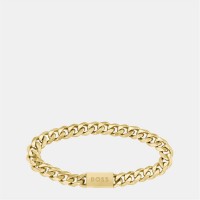 бижутерия,всички,коледни,подаръци,boss,men's,chain,bracelet,with,magnetic,closure,gold