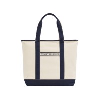 всички,чанти,tommy,hilfiger,th,summer,canvas,tote,space,blue