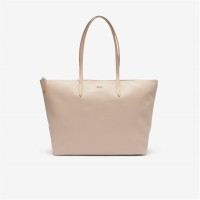 всички,чанти,lacoste,women's,large,tote,bag,simply,taupe