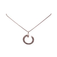аксесоари,на,разпродажба,mason,knight,yager,18kt,gold,plate,cut,circlestonespendant,white