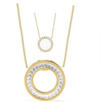 mason,knight,yager,18kt,gold,plate,stonetwin,circl,pendant,gold