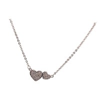 подаръци,и,играчки,mason,knight,yager,twin,heart,design,cubic,edge,necklace,white