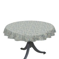 alan,symonds,monstera,tablecloth,180cm,diameter,round,light,green