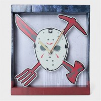домашни,потреби,аксесоари,на,разпродажба,friday,13th,shaped,clock,ch99,multicoloured