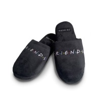 friends,logo,slipper,ld99,black