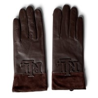 зимни,аксесоари,lauren,by,ralph,lauren,women,s,leather,gloves,country,brown