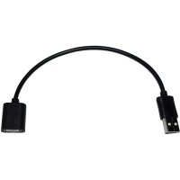велосипедни,светлини,и,катинари,fwe,usb,female,to,male,extension,lead,for,fwe,lights,black