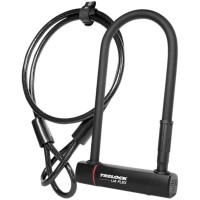 велосипедни,светлини,и,катинари,trelock,u4,230mm,lock,and,flex,cable,sold,secure,silver,black