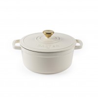 salter,chester,cast,iron,casserole,dish,3,4,l,cream