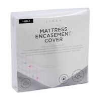 linea,single,mattress,protector,white