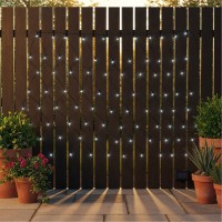 градина,/,на,открито,аксесоари,на,разпродажба,streetwize,white,100,led,solar,light,net,led