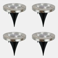 градина,/,на,открито,аксесоари,на,разпродажба,streetwize,solar,stainless,steel,deck,lights,4,pack,led