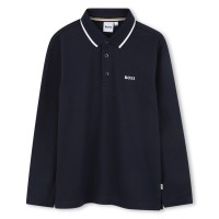 детски,облекла,boss,boss,logo,ls,polo,jn61,navy,blue