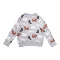 блуза,бебешки,облекла,детски,блузи,детски,облекла,lilly,and,sid,anml,sweatshirt,bb99,grey