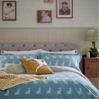 аксесоари,на,разпродажба,joules,joules,blockprint,dogs,duvet,cover,set,blue,blue