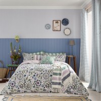 аксесоари,на,разпродажба,joules,joules,festival,flowers,duvet,cover,set,green,green