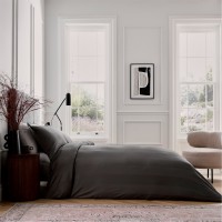 аксесоари,на,разпродажба,bedeck,of,belfast,serra,dobby,stripe,duvet,cover,set,charcoal