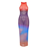 рокля,дамски,поли,и,рокли,off,white,blur,maxi,dress,multi,2545