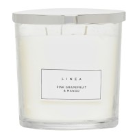 linea,three,wick,candle,pink,grapefruit,&amp;,mango
