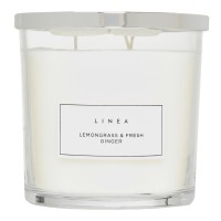 linea,three,wick,candle,lemongrass,&amp;,fresh,ginger