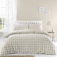 спално,бельо,и,комплекти,аксесоари,на,разпродажба,catherine,lansfield,gingham,dvt,st,99,natural