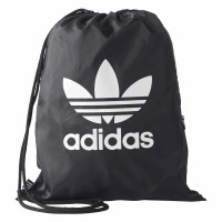 спортна,чанта,спортни,сакове,и,чанти,adidas,originals,trefoil,gymsack,white,black,(black)