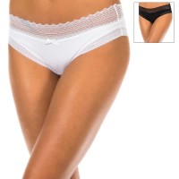дамско,бельо,дамски,бикини,и,танкини,dim,paris,panties,2,units,black,white,(white,black)