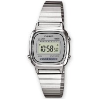 часовник,часовници,casio,retro,vintage,la,670wea,woman,watch,silver,(lcd)