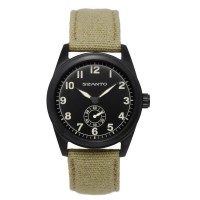 часовник,часовници,szanto,1003,classic,military,field,watch,green,(steel,black,canvas,khaki)
