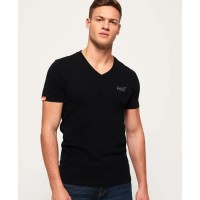 тениска,мъжки,тениски,superdry,orange,label,vintage,embroidered,short,sleeve,v,neck,t,shirt,black,(black)